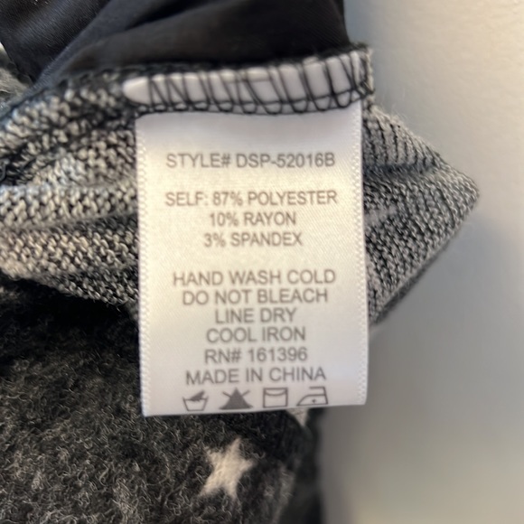 EUC Skylar + Madison 2 PC SET STAR LOUNGE SET cinch waist top and jogger pant - Picture 8 of 8